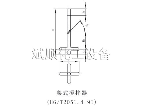 浆式搅拌